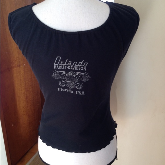 Harley Davidson Orlando Crop Top - Picture 3 of 4